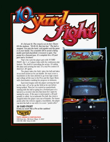 10-Yard Fight  Game