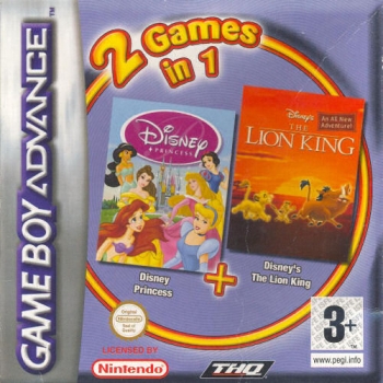 2 in 1 - Disney Princess & The Lion King  Game