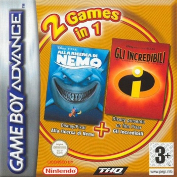 2 in 1 - Finding Nemo & The Incredibles  ゲーム