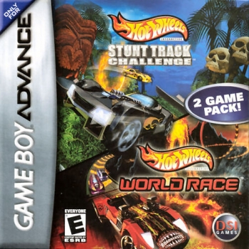 2 in 1 - Hot Wheels Stunt Track Challenge & Hot Wheels World Race  Jeu