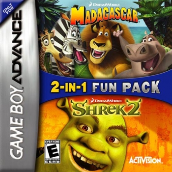 2 in 1 - Madagascar Operation Penguin & Shrek 2  ゲーム