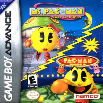 2 in 1 - Ms. Pac-Man - Maze Madness & Pac-Man World  Game
