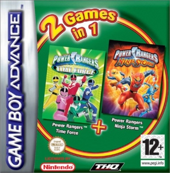 2 in 1 - Power Rangers - La Force du Temps & Ninja Storm  Jogo