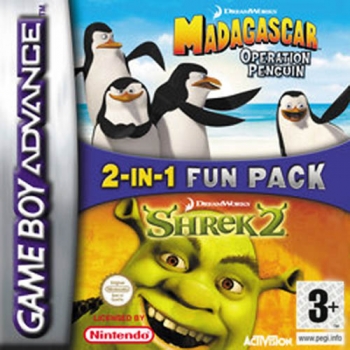2 in 1 - Shrek 2 & Madagascar Operation Penguin  Spiel