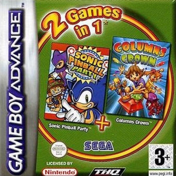 2 in 1 - Sonic Pinball Party & Columns Crown  ゲーム