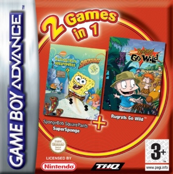 2 in 1 - SpongeBob Squarepants - Supersponge & Rugrats - Go Wild  Game