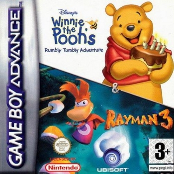 2 in 1 - Winnie the Pooh's Rumbly Tumbly Adventure & Rayman 3  Jogo
