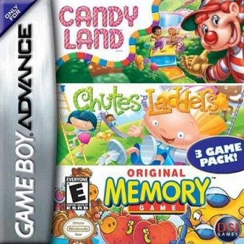 3 in 1 - Candy Land, Chutes and Ladders, Memory  Juego