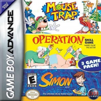 3 in 1 - Mousetrap & Simon & Operation  ゲーム
