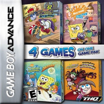 4 Games On One Game Pak - Nickelodeon  ゲーム