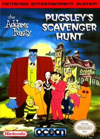 Addams Family, The - Pugsley's Scavenger Hunt  Game