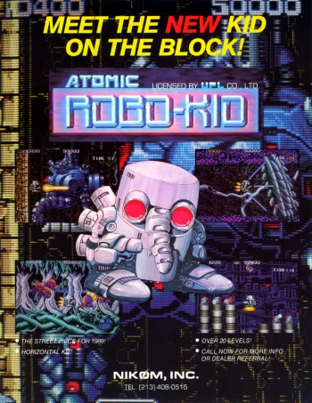 Atomic Robo-kid  Jeu