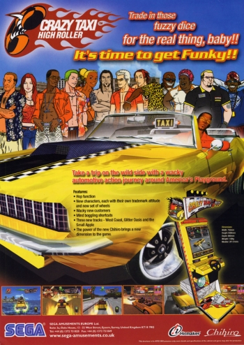 Crazy Taxi High Roller   Game