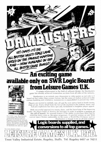 Dambusters  ゲーム