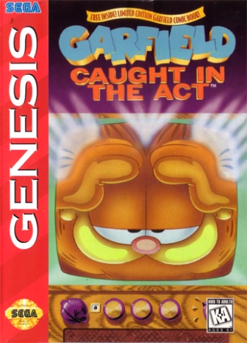 Garfield - Caught in the Act  ゲーム