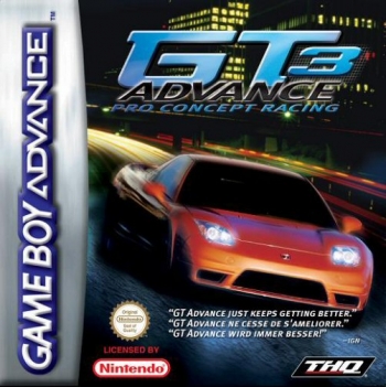 GT Advance 3 - Pro Concept Racing  Game