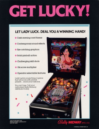 Lady Luck ROM Download - Free Mame Games - Retrostic