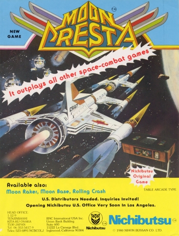 Moon Cresta  Gioco