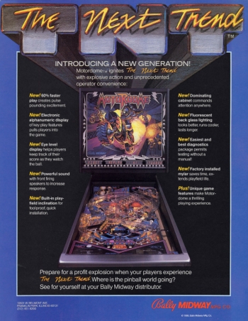 MotorDome Gioco