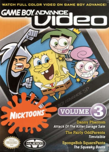 Nicktoons Volume 3 - Gameboy Advance Video  ゲーム