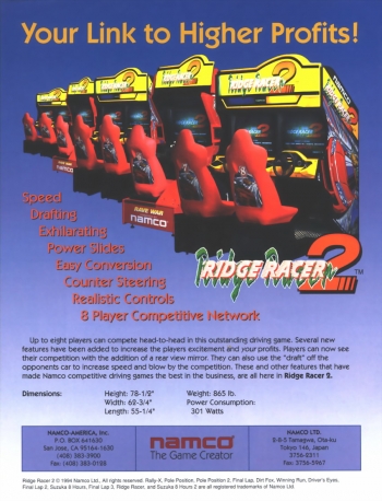 Ridge Racer 2  ゲーム