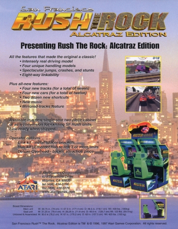 San Francisco Rush: The Rock  Spiel