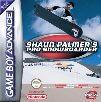 Shaun Palmer's Pro Snowboarder  Game