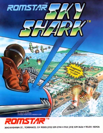 Sky Shark  Spiel