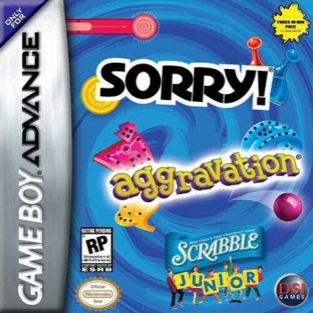 Sorry, Aggravation, Scrabble Junior  Gioco