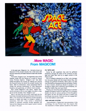 Space Ace  Gioco