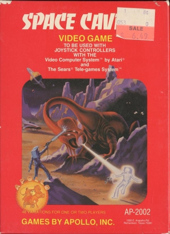 Space Cavern - Les guerriers de l'espace     ゲーム