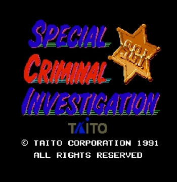 Special Criminal Investigation  ゲーム