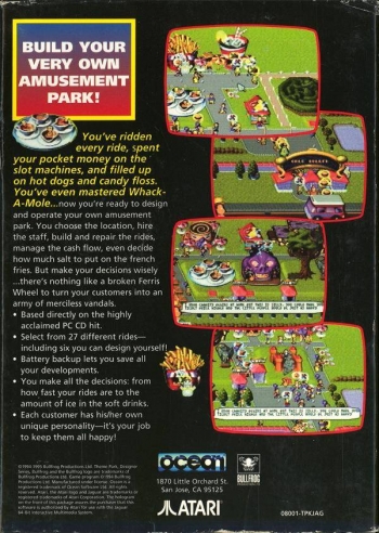 Theme Park  Jeu