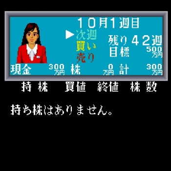 Tsuru Teruhito no Jissen Kabushiki Bai Bai Game  ゲーム