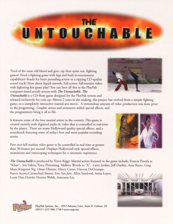 Untouchable  ゲーム