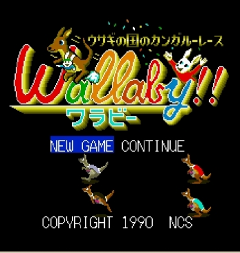 Wallaby!! - Usagi no Kuni no Kangaroo Race  ゲーム