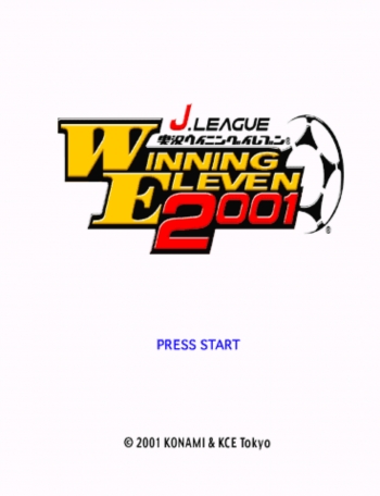 Winning Eleven J League Jikkyou Winning Eleven 2001  ISO[SLPM-86835] Jogo