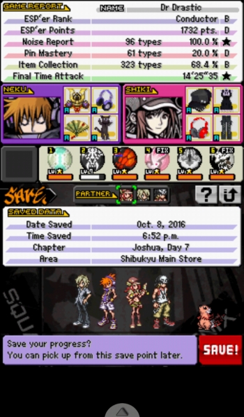 World Ends With You, The  Jeu