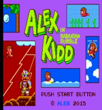 Alex Kidd in Radaxian Rumble Game