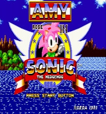 Amy Rose in Sonic the Hedgehog ROM