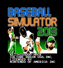 Baseball Simulator 2013 Jeu