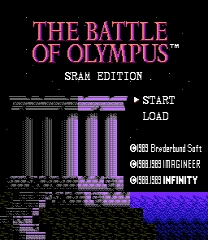 Battle of Olympus - SRAM Saving Edition + Re-balanced Game