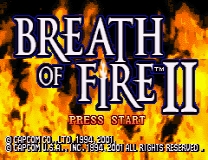 Breath of Fire 2 GBA Palette Hack Jeu