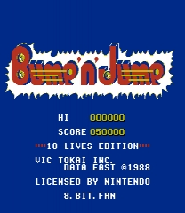 Bump 'n' Jump - 10 Lives Edition ROM