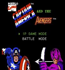 Captain America and the Avengers (Stage selector) ROM