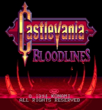 Castlevania Bloodlines Enhanced Colors ゲーム