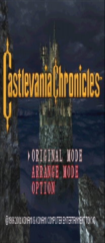 Castlevania Chronicles Arrange Mode - Knockback Restoration ROM