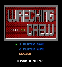 Constructor's Wrecking Crew ROM