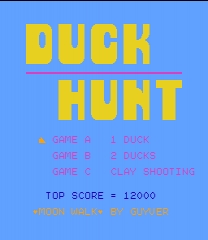 Duck Hunt - Moon Walk Game