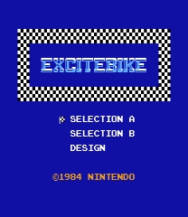 Excitebike NROM to MMC3 Hack ROM